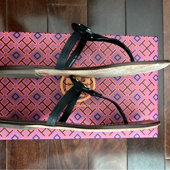 Tory Burch Mini Miller Square Toe Sandals - Picture 3 of 6